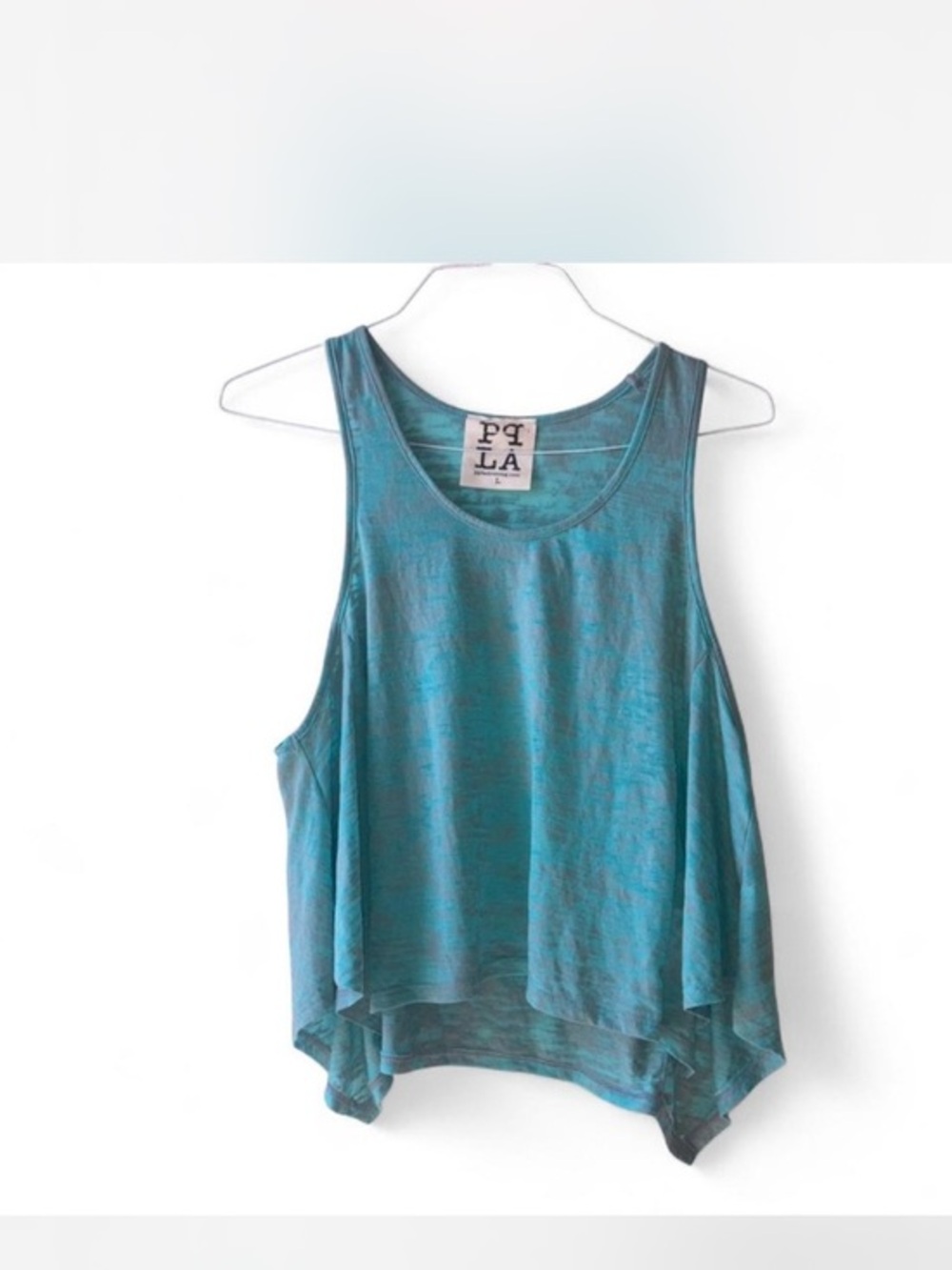 PPLA Teal Flow Swing Tank Top